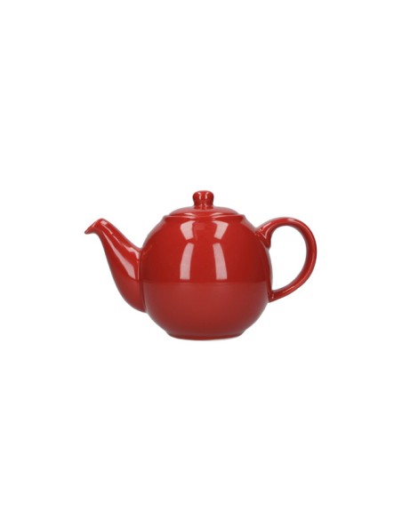 Tetera roja de cerámica 1L - Mundo té shop - Té e infusiones