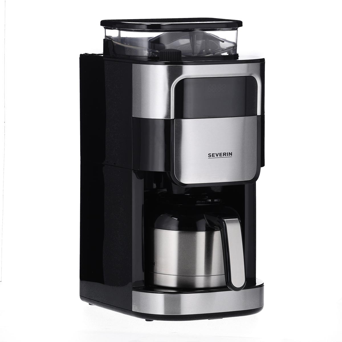 Cafetera con molinillo integrado Yabano, compatible con café molido, jarra  térmica 600ml por 49,99€.