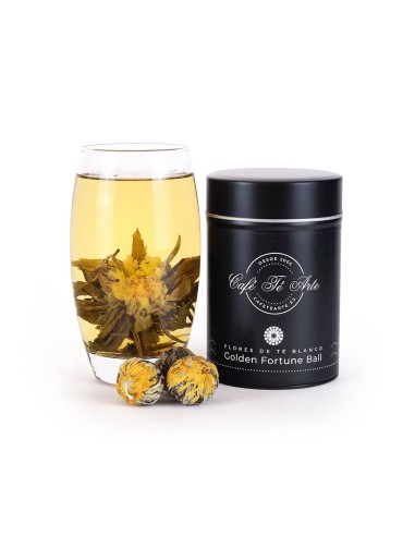 Flores de Té Blanco Golden Fortune Ball