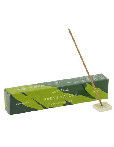 Barritas de incienso Scentsual Té Verde Matcha (caja 30 unidades)